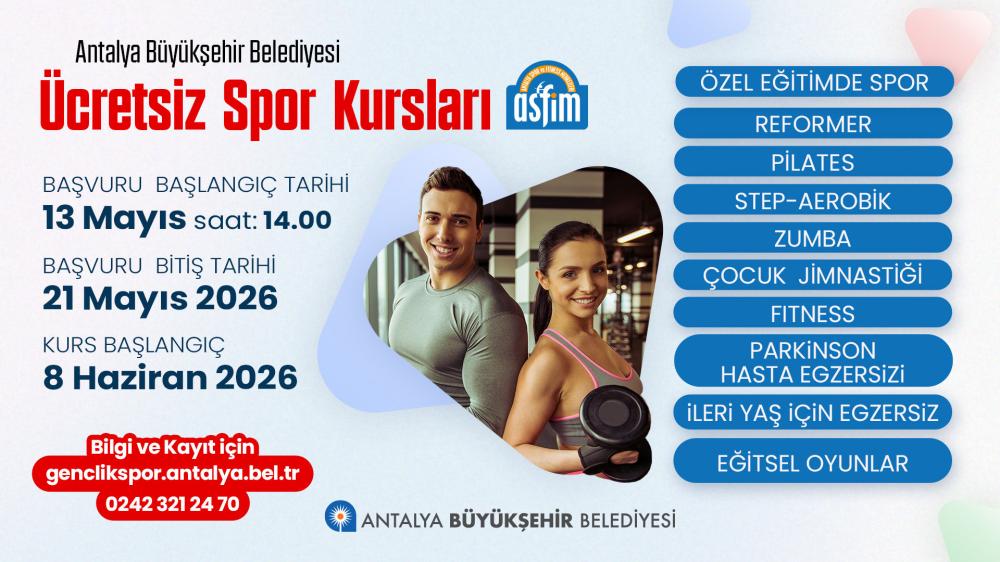 ASFİM’DE YAZ SEZONU KAYITLARI BAŞLADI