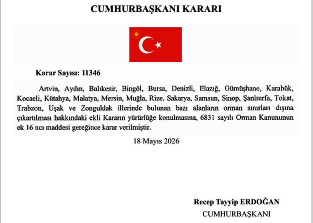 BİR İMZA İLE ORMAN DIŞINA ÇIKARILDILAR
