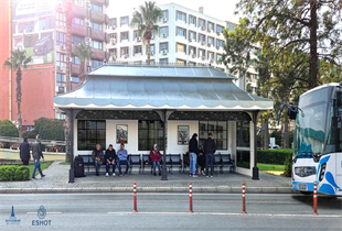 İzmir’in kimliğini yansıtan simgesel durak
