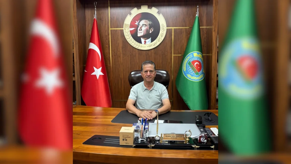 YÜREĞİR ZİRAAT ODASI BAŞKANI MEHMET AKIN DOĞAN: "TOPRAK ÇİFTÇİNİN EN BÜYÜK SERMAYESİDİR"