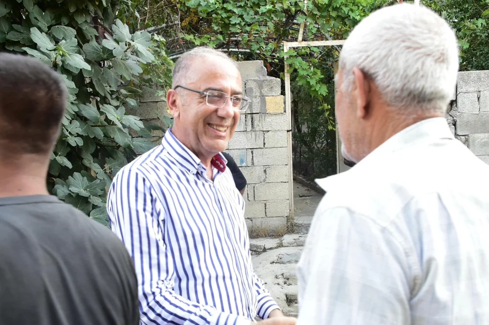ANTAKYA BELEBİYE BAŞKANI İBRAHİM NACİ YAPAR NARLICA MAHALLESİ SAKİNLERİ İLE BİR ARAYA GELDİ