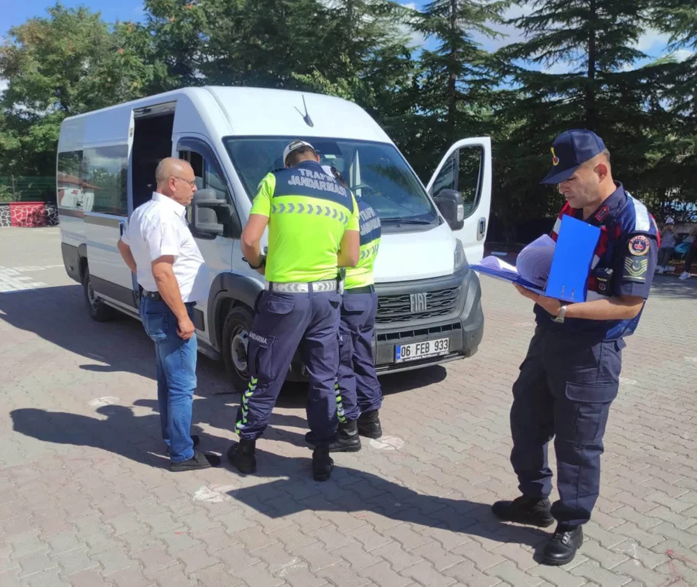 Güdül’de Öğrenci servisleri denetlendi