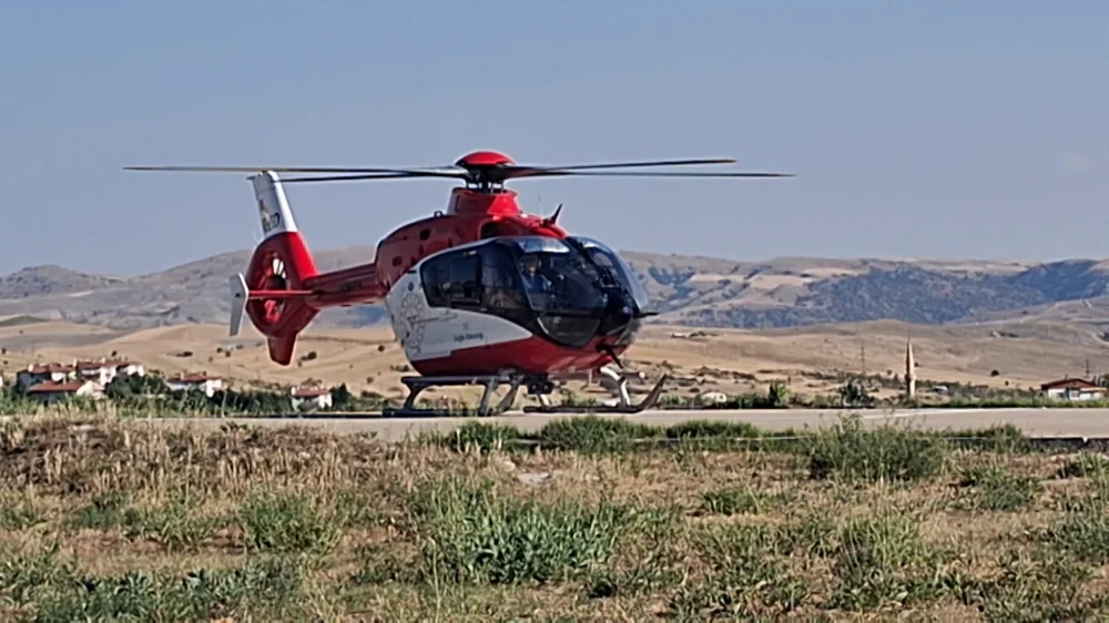 KALP KRİZİ GEÇİREN HASTAYA HAVA AMBULANSI