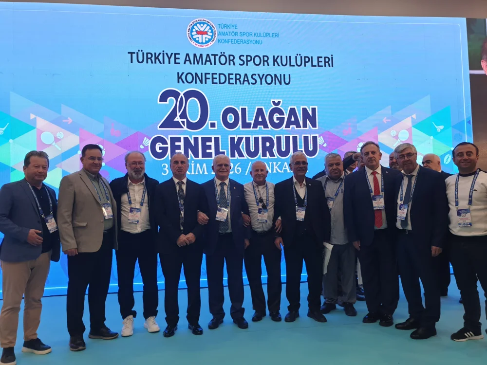 TÜRKİYE AMATÖR SPOR KULÜPLERİ KONFEDERASYONU GENEL KURULUNU ANKARA'DA YAPTI