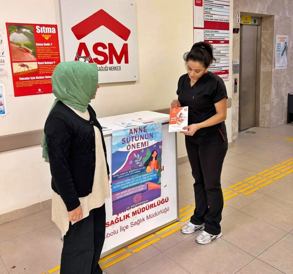 GELİBOLU'DA EMZİRME HAFTASI’NDA ANNE SÜTÜNÜN ÖNEMİNE DİKKAT ÇEKİLDİ